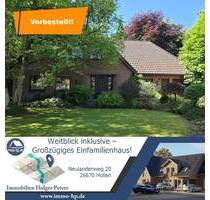 Weitblick inklusive - Großzügiges Einfamilienhaus mit Kamin, Wohnküche und Balkon in Hollen!