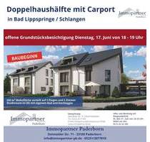 Beratung am Grundstück - Di, 17. Juni von 18 - 19 Uhr! - Schlangen