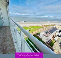Glück hat 4 Buchstaben - MEER -Wohnung mit Balkon + mega Meerblick - Norderney