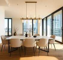 EDEN Erstbezug! Spektakuläre Fünf-Zimmer-Wohnung mit grandiosem Skylineblick - Frankfurt am Main Gallus