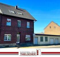 Wohnhaus mit 2 Garagen und großem Grundstück, Werkstatt und Lagerfläche, in Geilenkirchen-Leiffarth