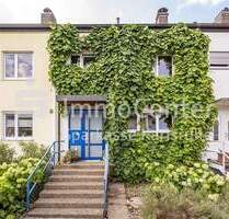 Garten im Panorama - Reihenmittelhaus mit beeindruckender Fensterfront & Kamin in Blankenloch - Stutensee / Blankenloch