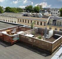 INVESTITION MIT WEITSICHT Vermietete 2-Raum-Wohnung mit Balkon & Dachterrasse im Zentrum Leipzigs