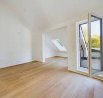 Exklusive Dachgeschoss-Wohnung mit Loggia - Passivhaus - Erstbezug kein Fertigstellungsrisiko - München Schwabing-Freimann