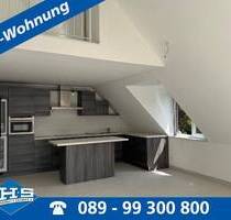 Sonnige 3-Zimmer-Wohnung mit zusätzlicher Galerie und Südbalkon am Hachinger Bach - München Altperlach