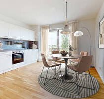 VALENTINA - Schönhof-Viertel | Gut geschnittene 2-Zimmerwohnung mit EBK, Balkon und Skylineblick - Frankfurt am Main Altstadt
