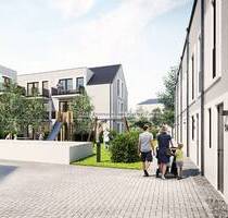 Terrasse und kl. Gartenanteil . NEUBAU . Wohnen im Rodehof . ca. 62 m² Wfl. . Herzogenrath