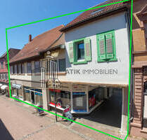 ATIK: *Entwickler aufgepasst* Wohn- u. Geschäftshaus mit Dachausbau-Potenzial in der Fußgängerzone - Wiesloch