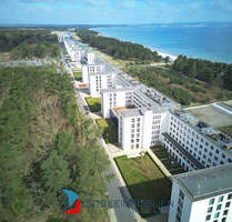 Ostseeblick pur - Binz-Prora - ETW, klein aber fein, Einbauküche, Seeblick, Abstellraum, Aufzug, TG- Stellplatz, voll möbliert