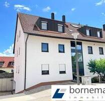 Rednitzhembach! Zeitgemäße 3-Zi.-DG-ETW mit Balkon, EBK, Spitzboden + TG!