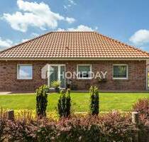 Erbbaurecht: Moderner Bungalow mit Wintergarten und Gartenidylle - barrierefrei auf einer Ebene - Cappeln bei Oldenburg