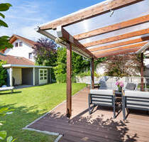 Charmante DHH mit attraktivem Garten, Dachstudio, Hobbyraum und moderner energieeffizienter Technik - Sauerlach / Arget