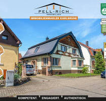 AUSSERGEWÖHNLICH: Saniertes EFH mit riesigem Grundstück sowie Scheune in Stutensee-Friedrichstal