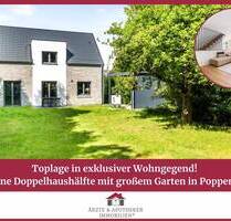 Toplage in exklusiver Wohngegend! Moderne Doppelhaushälfte mit großem Garten in Poppenbüttel - Hamburg Poppenbüttel