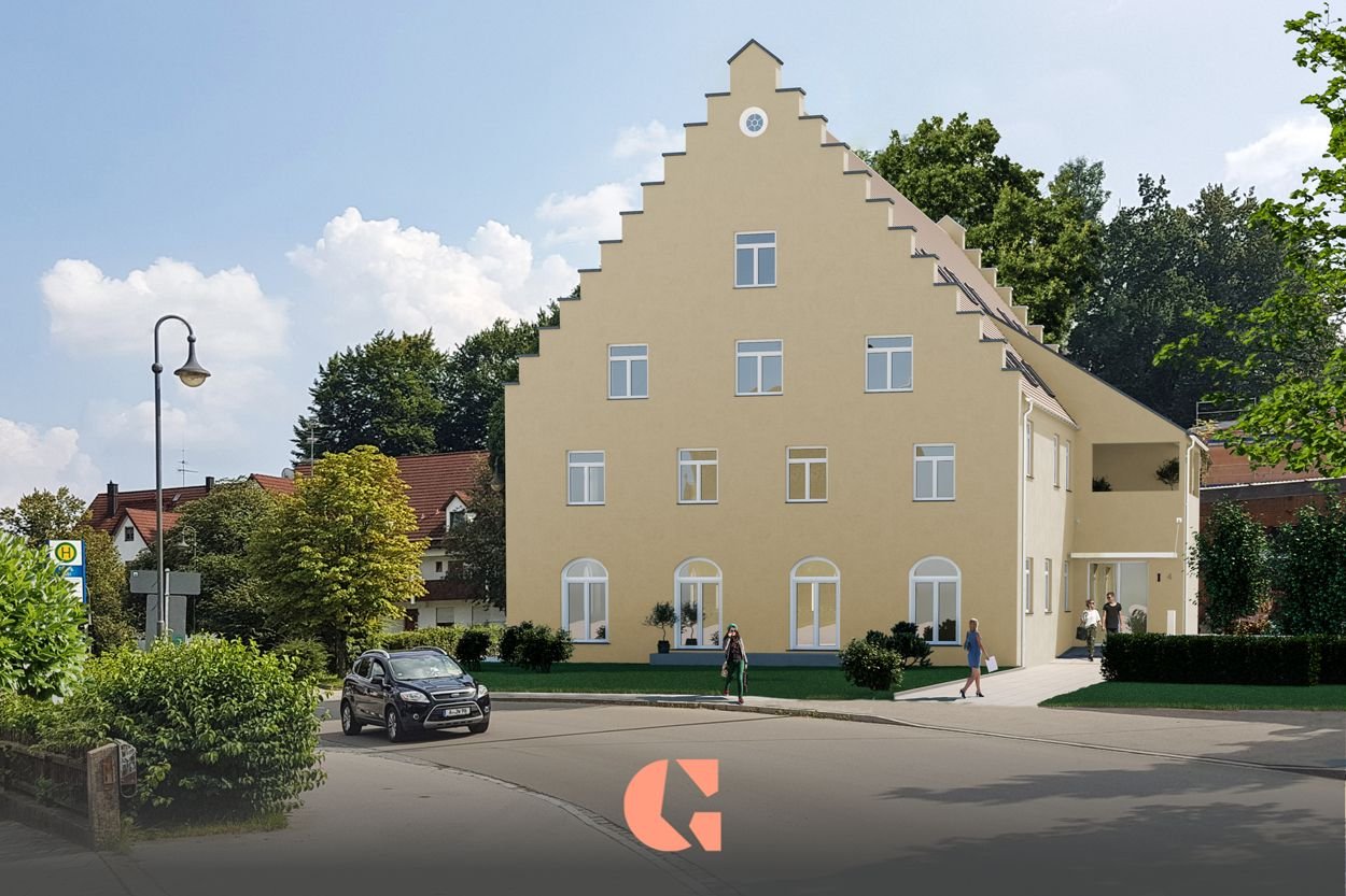 Dachgeschosswohnung mit praktischem Zuschnitt und en-suite Badezimmer - Diedorf Kreppen