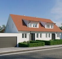 Doppelhaushälfte mit Doppelgarage und Stellplätzen - Sennfeld