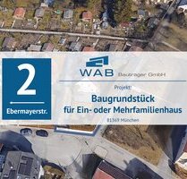 Baugrundstück für Ein- Mehrfamilienhaus - München Sendling-Westpark