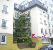 Stieglitzstraße in Schleußig: Vermietete hübsche 2-R-WE mit Balkon, Aufzug und Tiefgarage - Leipzig