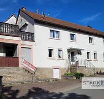 Messelhausen: Großes Wohnhaus mit Laden, Scheune, Garage und Garten! - Lauda-Königshofen
