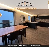 HOCH HINAUS: Moderne Penthouse-Wohnung mit 270-Grad Dachterrasse und malerischem Blick in Ettlingen
