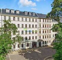 *Sonnige 2-Raum Wohnung im Dachgeschoss mit toller Loggia - Wohnküche, Tageslichtbad * - Leipzig Zentrum-Süd
