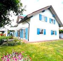 Geräumiges Haus mit Terrasse, Garten und Bergblick in Immenhofen, Ruderatshofen