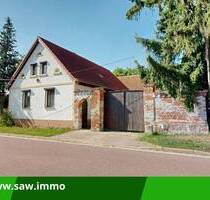 Ohne Käuferprovision!!! Kleines Lehmhaus auf großem Grundstück zum Sanieren - Südliches Anhalt Hohnsdorf