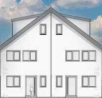 Familientraum: gut geschnittene Doppelhaushälfte mit schönem Westgarten im Norden Münchens