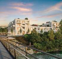 Kompakte barrierefreie 1,5-Zimmer-Wohnung mit Loggia in Landsbergs neuer Bestlage - Landsberg am Lech