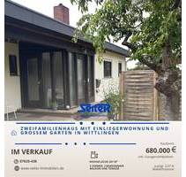 Zweifamilienhaus in Wittlingen mit großem Garten