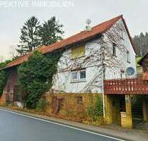 Ländliches Anwesen - EFH mit Scheune und Nebengebäuden - Mossautal Hüttenthal