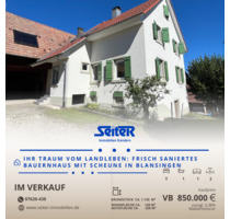 Wir erfüllen Ihren Traum vom Landleben: Frisch saniertes Bauernhaus in Blansingen - Efringen-Kirchen