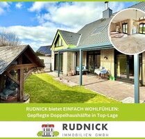 RUDNICK bietet EINFACH WOHLFÜHLEN: Gepflegte Doppelhaushälfte in Top-Lage - Garbsen Garbsen-Mitte