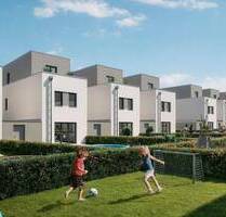 Modernes Reihenhaus als Effizienzhaus 55 - Langen