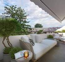 KfW-gefördertes Wohnen über den Dächern: Stilvolle Dachgeschosswohnung mit Terrasse! - München