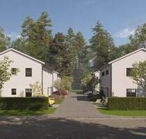 Neubau mit Grundstück! Inkl. Fußbodenheizung, Terrasse, zwei Stellplätzen usw: Stadthäuser in Bernau - Bernau bei Berlin