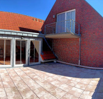 Großzügige Etagenwohnung mit Dachterrasse - Wohnen mitten im idyllischen Carolinensiel - Wittmund Burhafe