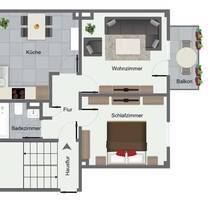 ***BEZUGSFREI*** Wohnung trifft Hausgefühl – 2-Zimmer mit Balkon & eigenem rd. 100 m² Garten – Stellplatz inklusive! - Köln Gremberghoven