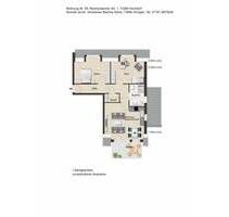 Neubauprojekt in Hochdorf, 3 Zi.-Wohnung, 1. DG, Balkon, KfW55, Aufzug, Tiefgarage!