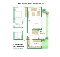 Vermietete 3 ZKB-Wohnung * kernsaniert * 80 m² Wfl. mit Terrasse, Gartenanteil, Garage + Stellplatz - Wörrstadt