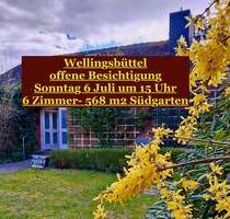 BESICHTIGUNG SONNTAG 6.7. um 15 Uhr - Einfamilienhaus - Südlage - 30 Zone - 6 Zimmer - Balkon - 2 Bäder - Keller - Tiefgarage - Hamburg Wellingsbüttel