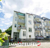 Frisch renovierte 2-Zi.-Wohnung in Chemnitz mit Balkon, Blick ins Grüne und Stellplatz im Innenhof