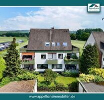 Großzügige Dachgeschosswohnung mit zwei Balkonen und Blick ins Grüne! - Bad Rothenfelde Erpen