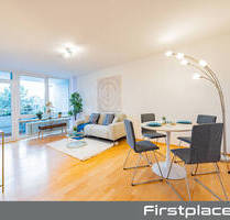 FIRSTPLACE - Helle 2-Zimmer-Wohnung mit schönem Ausblick und Süd-Loggia - München