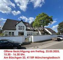 Offene Besichtigung 23.5.25,15.30-16.30h,Am Büschgen 33,41189MG:Mehrgenerationenhaus m.Baugrundstück - Mönchengladbach-Wickrathberg
