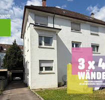 3x4 Wände! Dreifamilienhaus in Ludwigsburger Weststadt