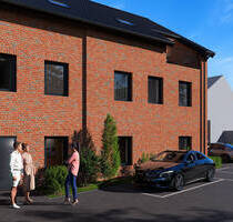 Geräumige Neubau-Etagenwohnung mit Dachterrasse in toller Wohnlage von Borken-Weseke!