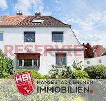 Findorff Charmante Doppelhaushälfte mit großzügigem Garten und Garage - Bremen Weidedamm