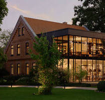 Architektonisch luxuriöser Landsitz mit Gäste-, und Badehaus, Pferdewiese & Baureserve bei Lüneburg - Altenmedingen Bostelwiebeck