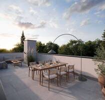 NEUBAU: Moderne DG-Wohnung mit 4,5 Zimmer und Dachterrasse über Dachausstieg - München Bogenhausen